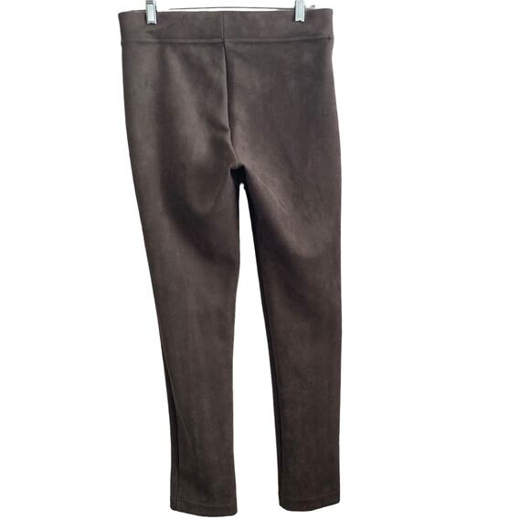 Andrew Marc Pants Womens Small Faux Suede Gray - Picture 4 of 11